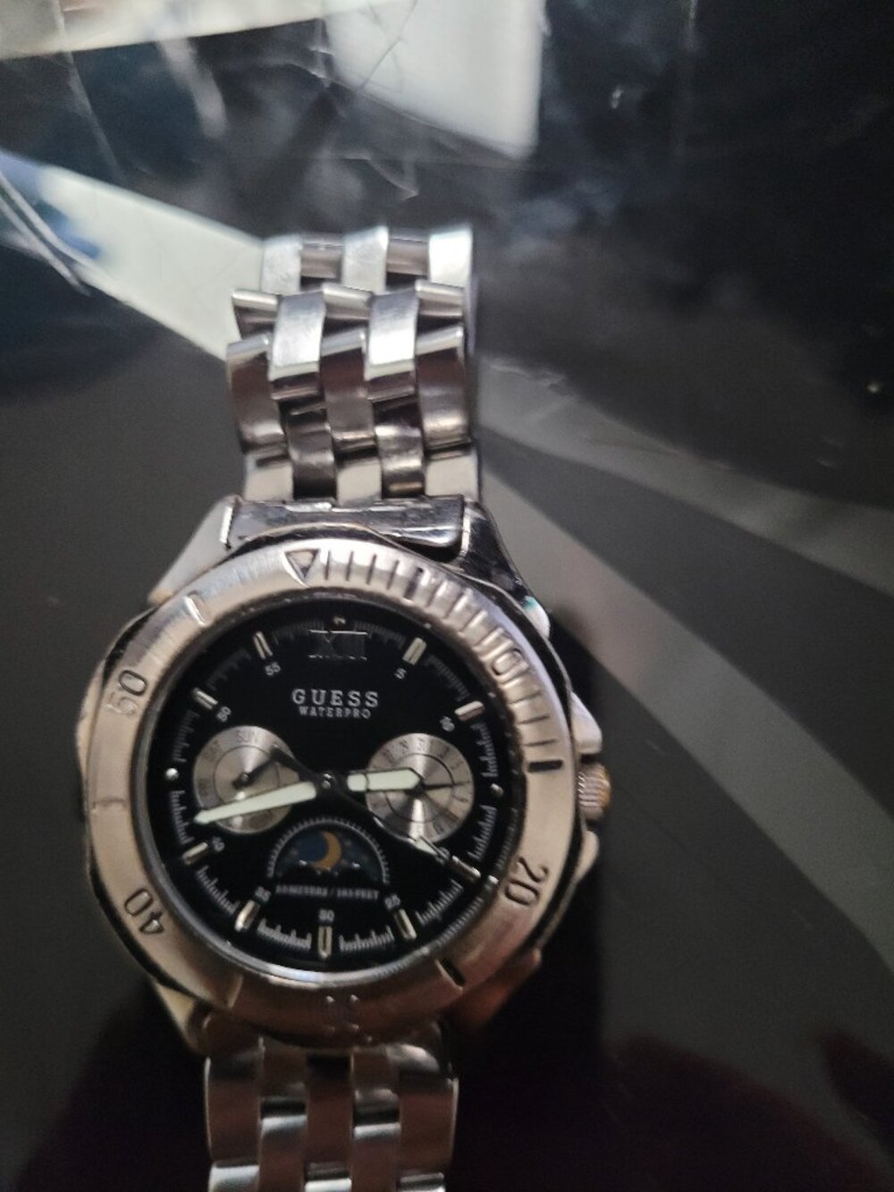 Guess Waterpro Moon Phase Watch Men